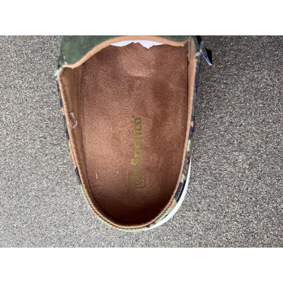 Spenco Women's Casual Suede Leather Mule Green Camo 7.5 Orthotic Recovery Shoes - Picture 4 of 5